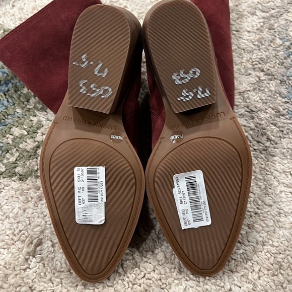 Lucky Brand Sarey boot maroon NWT - Picture 5 of 10